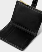 Orin Twist Lock Purse in Black Croc image