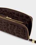 Large Purse in Chocolate Leopard image