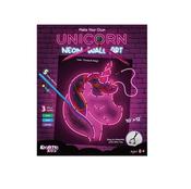 Unicorn Neon Wall Art Kit – Colour &amp; Thread Craft Set
