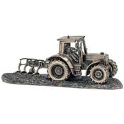 Genesis Ireland Tractor &amp; Plough Sculpture – Farming-Inspired Bronze Gift