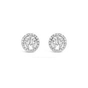 Jewel by Absolute Baguette Cluster Earrings | Gold or Silver