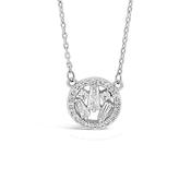 Jewel by Absolute Baguette Cluster Necklace | Silver or Gold