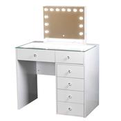 Erika Hollywood Dressing Table with Bluetooth – 92cm image