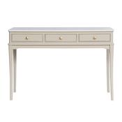 Monroe 3 Drawer Console Table – Marble Top, Stone image