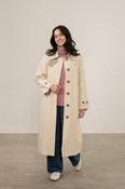 Harper Waterproof Trench Coat - Stone image