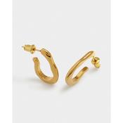 Hera Waterproof Gold Hoop Earrings image