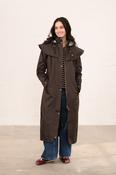 Outback Full Length Waterproof Raincoat - Chocolate