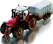 Siku 8608 Massey Ferguson 8608 Tractor Williams Trailer
