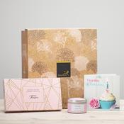 Salted Caramel Truffles, Birthday Card &amp; Candle Gift Set 