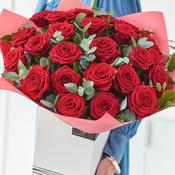 Happy Anniversary 12 Red Rose Bouquet