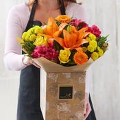 Brights hand-tied bouquet made with the finest flowers image