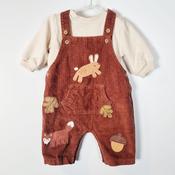 0-3M
Autumnal Warm Dungaree Set image