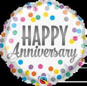 Happy anniversary balloon image