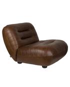Lounge Chair Wyatt Wax Leather Chocolate