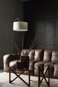 Sofa Hackman 3-Seater Leather Chocolate