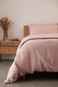 Foxford Blush Pure Linen Duvet Set