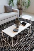 Glazed White Coffee Table