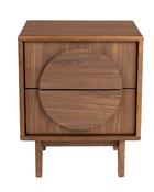 Bedside Table Groove- Walnut image