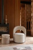 Lounge Chair Seina Swivel Beige image