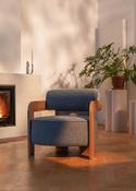 Lounge Chair Oolong Ocean Blue image