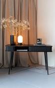 Black Urban Charger Table Lamp image