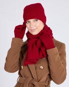 Foxford Cashmere Cosy Bundle in Red