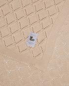 Foxford Cellular Cotton Baby Blanket- Cream image
