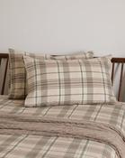 Foxford Eve Tartan Flannel Pillowcase Set
