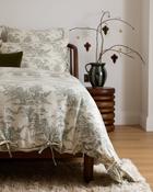 Foxford Eve Toile Flannel Duvet Set