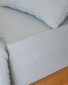 Foxford Cloud Pure Linen Fitted Sheet