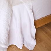 Foxford White Pure Linen Flat Sheet