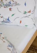 Foxford Fox &amp; Friends Toddler White Fitted Sheet image