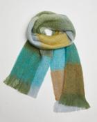 Foxford Blue And Green Mohair Scarf