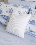 Foxford Honeycomb Cushion White- Small