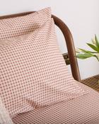 Foxford Poppy Red Gingham Pillowcase Set