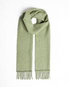 Foxford Green Melange Lambswool Scarf image
