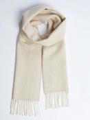 Foxford Bone Herringbone Cashmere Blend Scarf image