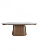 Dining Table Almira Oval- 200 Walnut image