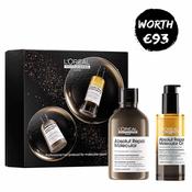 L'Oréal Professionnel Absolut Repair Molecular Shampoo &amp; Hair Oil Gift Set for damaged hair