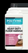 Polyvine Heavy Duty Floor Varnish SATIN 1lt image