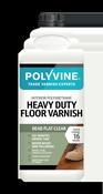 Polyvine Heavy Duty Floor Varnish Dead Flat MATT 1lt image