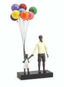 DAVID MCGLYNN SCULPTURE - DAD &amp;amp; GIRL 'HAPPINESS'