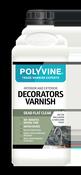 Polyvine Dead Flat Clear Decorators Varnish 1lt image