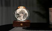 Amber Crystal Light World Globe image