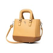 Two Tone Shoulder Bag - Tan &amp;amp; Brown