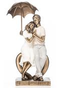 The Grange Collection Rainy Day Couple Holding Brolly