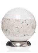 The Grange Collection Mosaic Ball Lamp in Cream 20x20x19cm