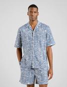Shirt Marstrand Wave Tiles Blue image