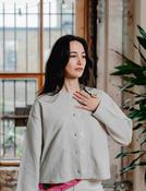 Button Up Crew - Melange Grey image