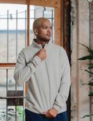 1/4 Zip - Melange Grey image